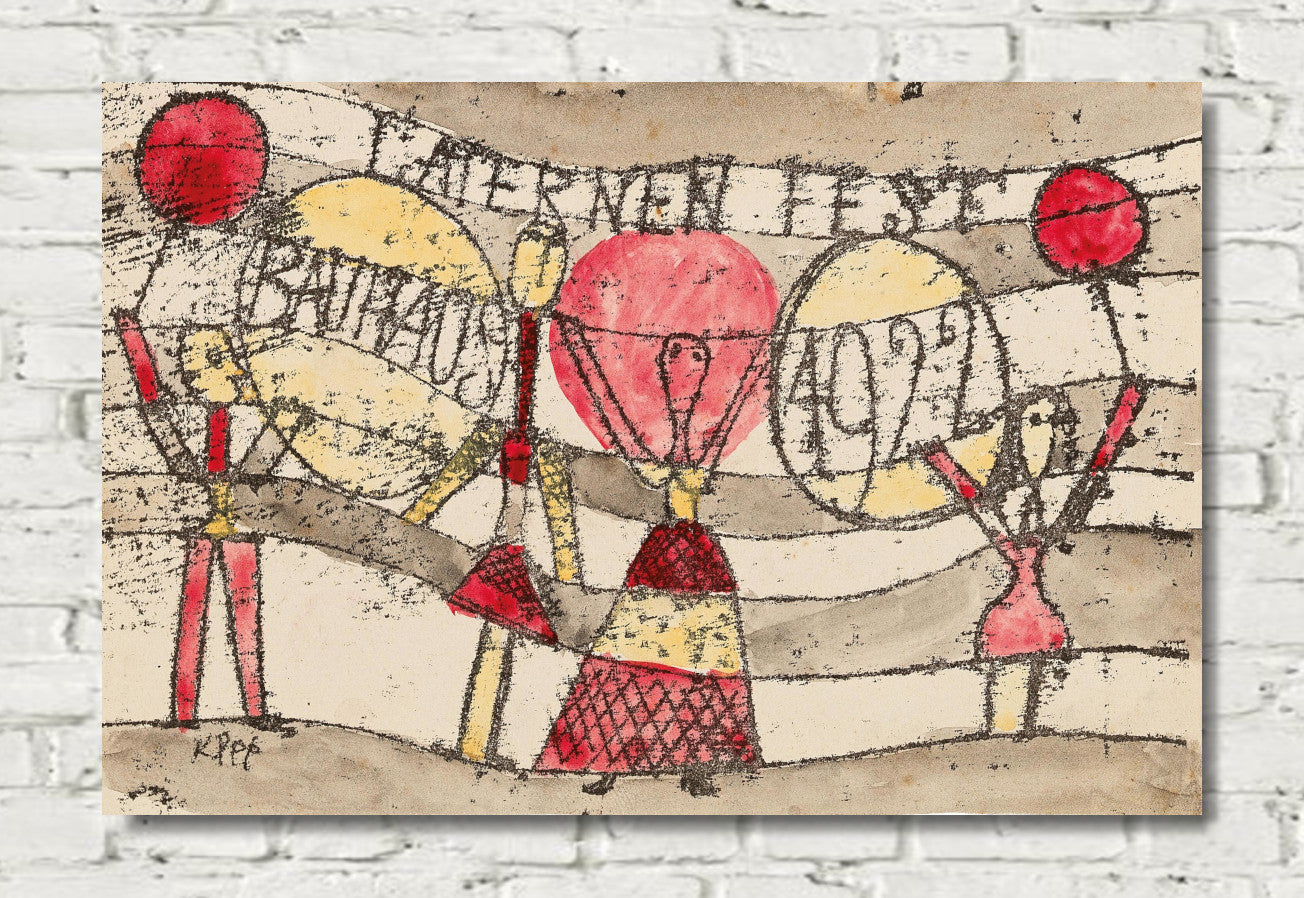 Laternenfest Bauhaus by Paul Klee