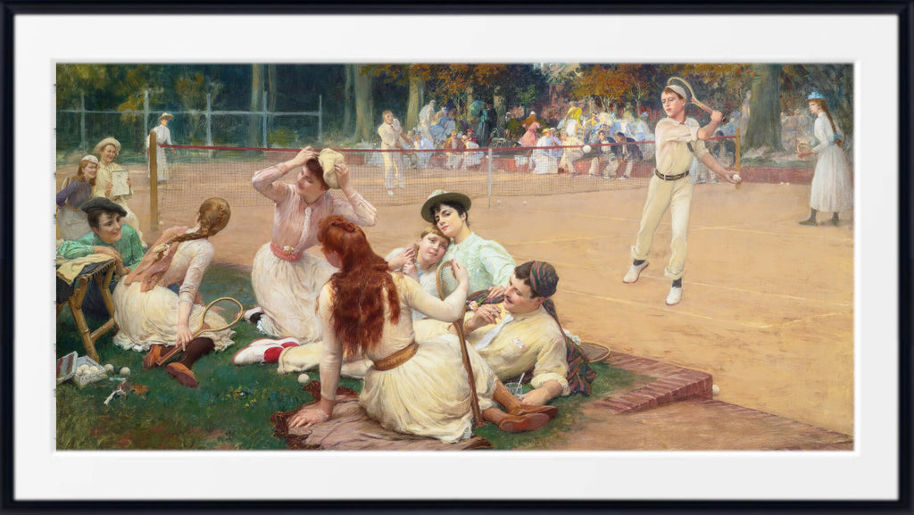 Lawn Tennis Club (1891) by Frederick Arthur Bridgman