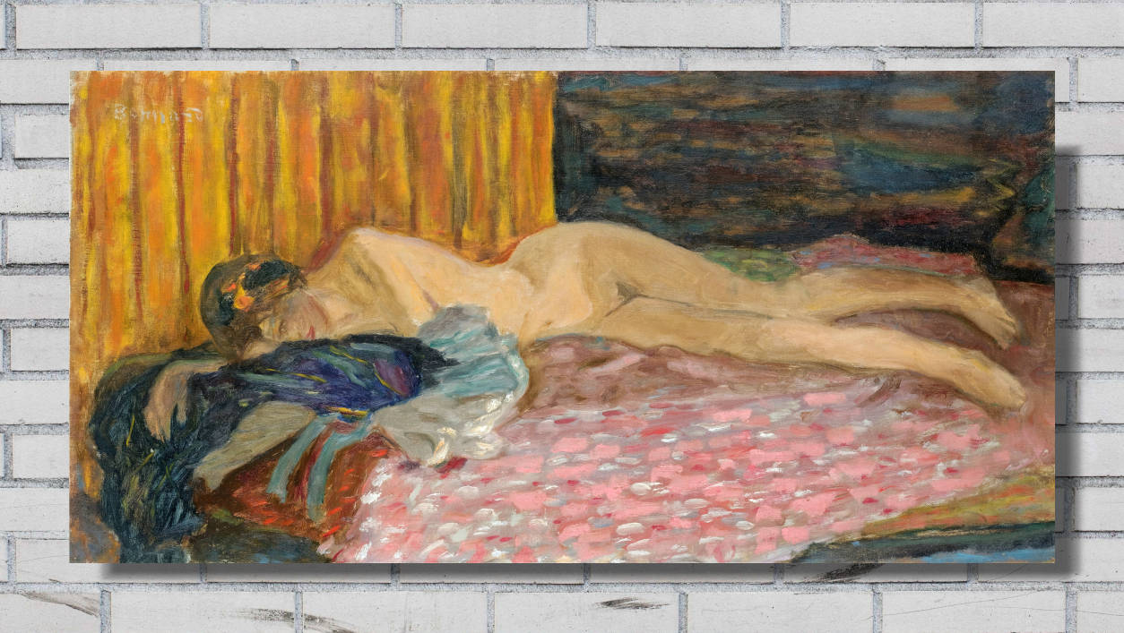 Pierre Bonnard Print, The Pink Sofa