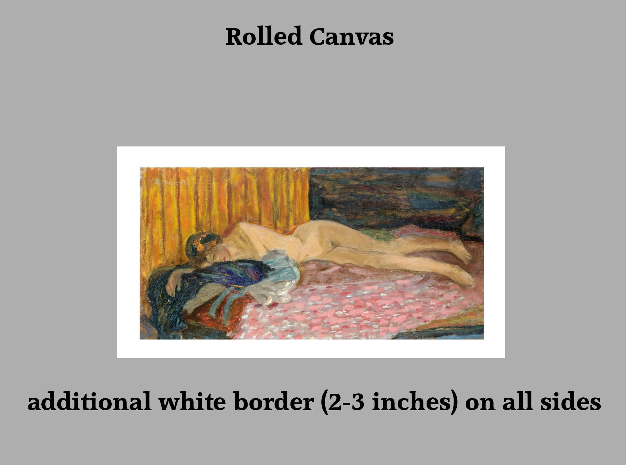 Pierre Bonnard Print, The Pink Sofa