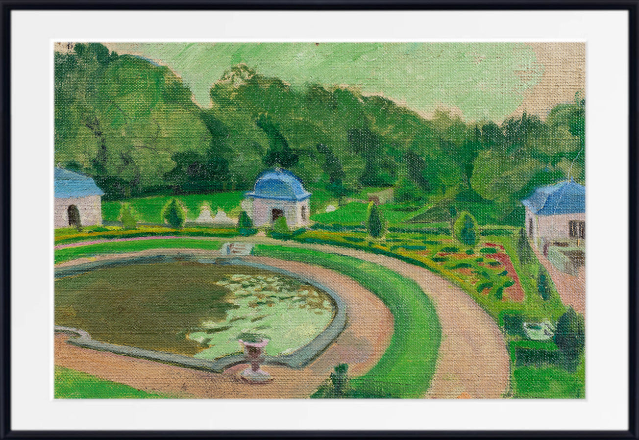 Rosanbo Castle, the basin and the pavilions by Maurice Denis