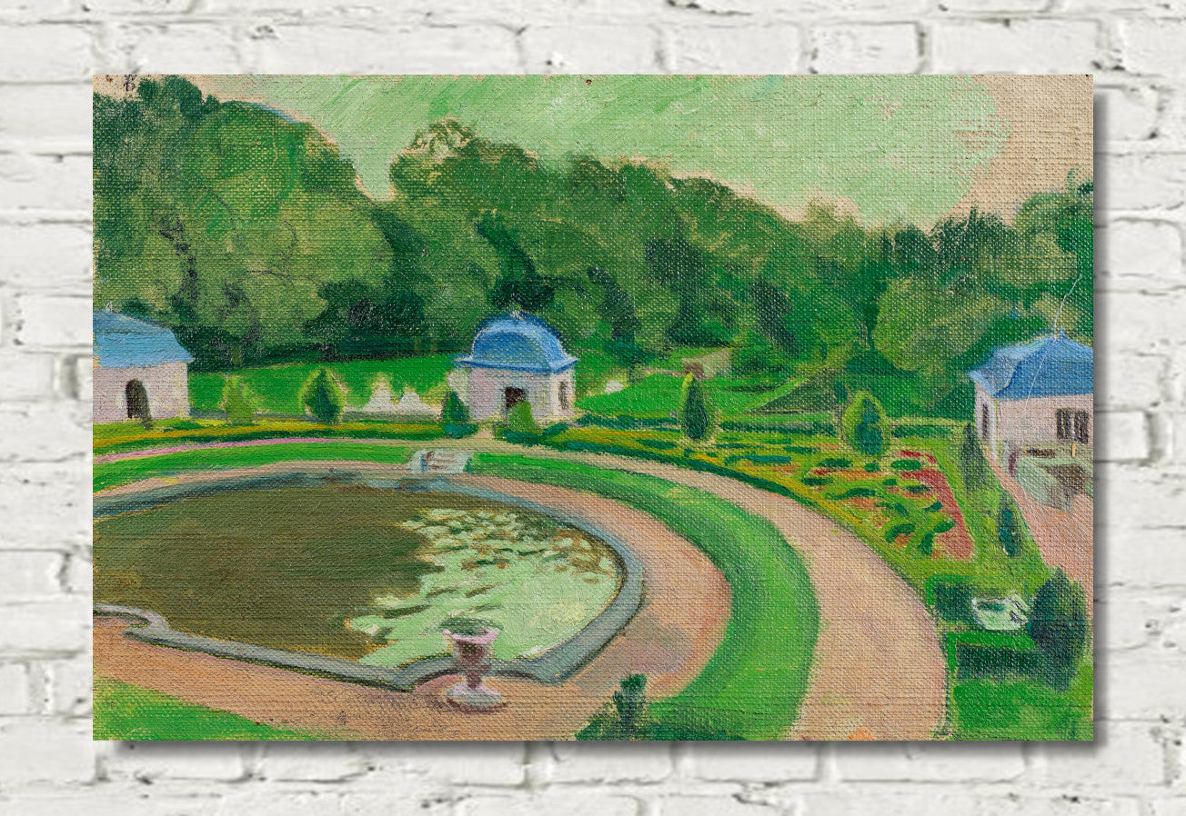 Rosanbo Castle, the basin and the pavilions by Maurice Denis