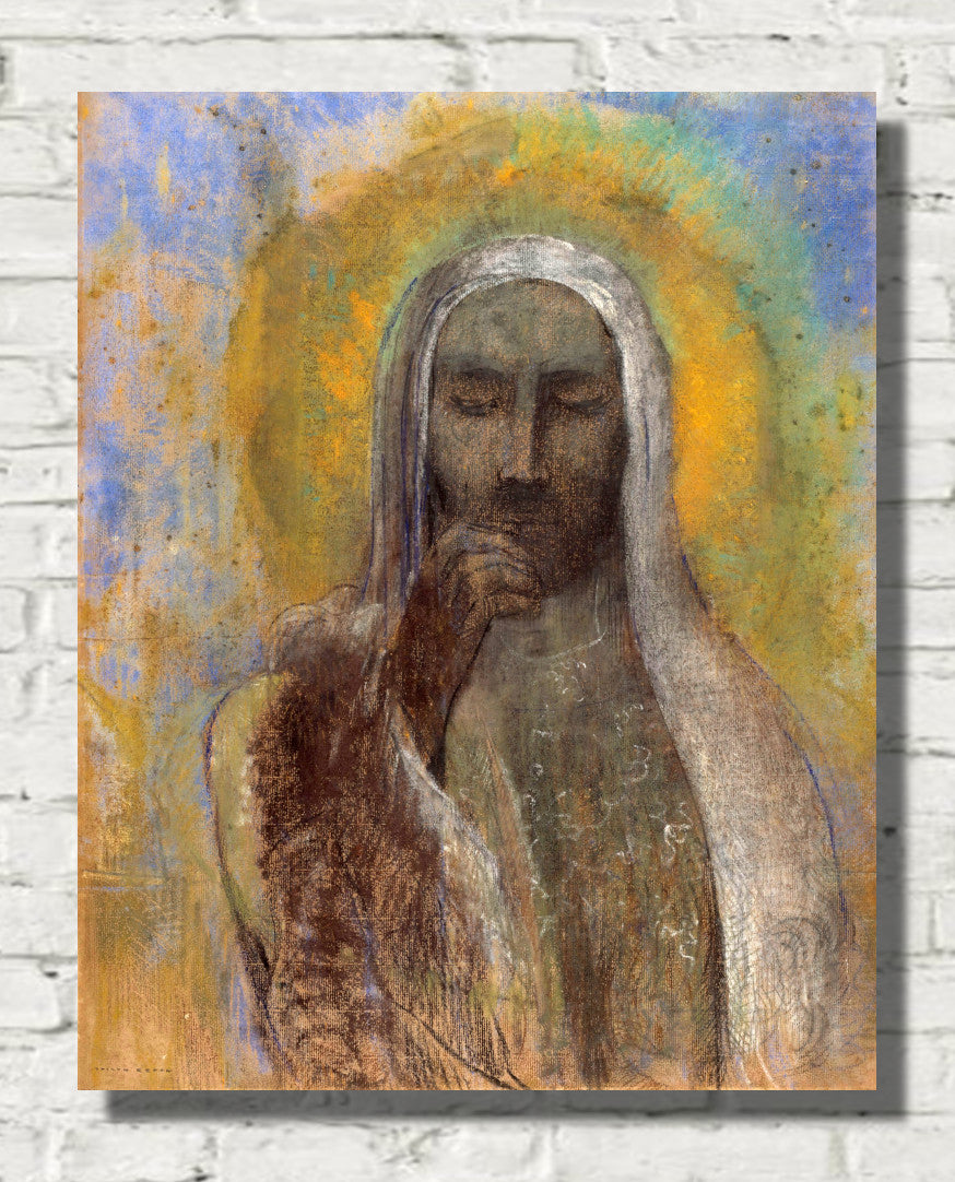 Le Christ du silence by Odilon Redon