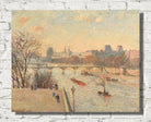 Camille Pissarro Print, Le Louvre (1902)