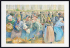 Camille Pissarro Print, The Egg Market (1884)