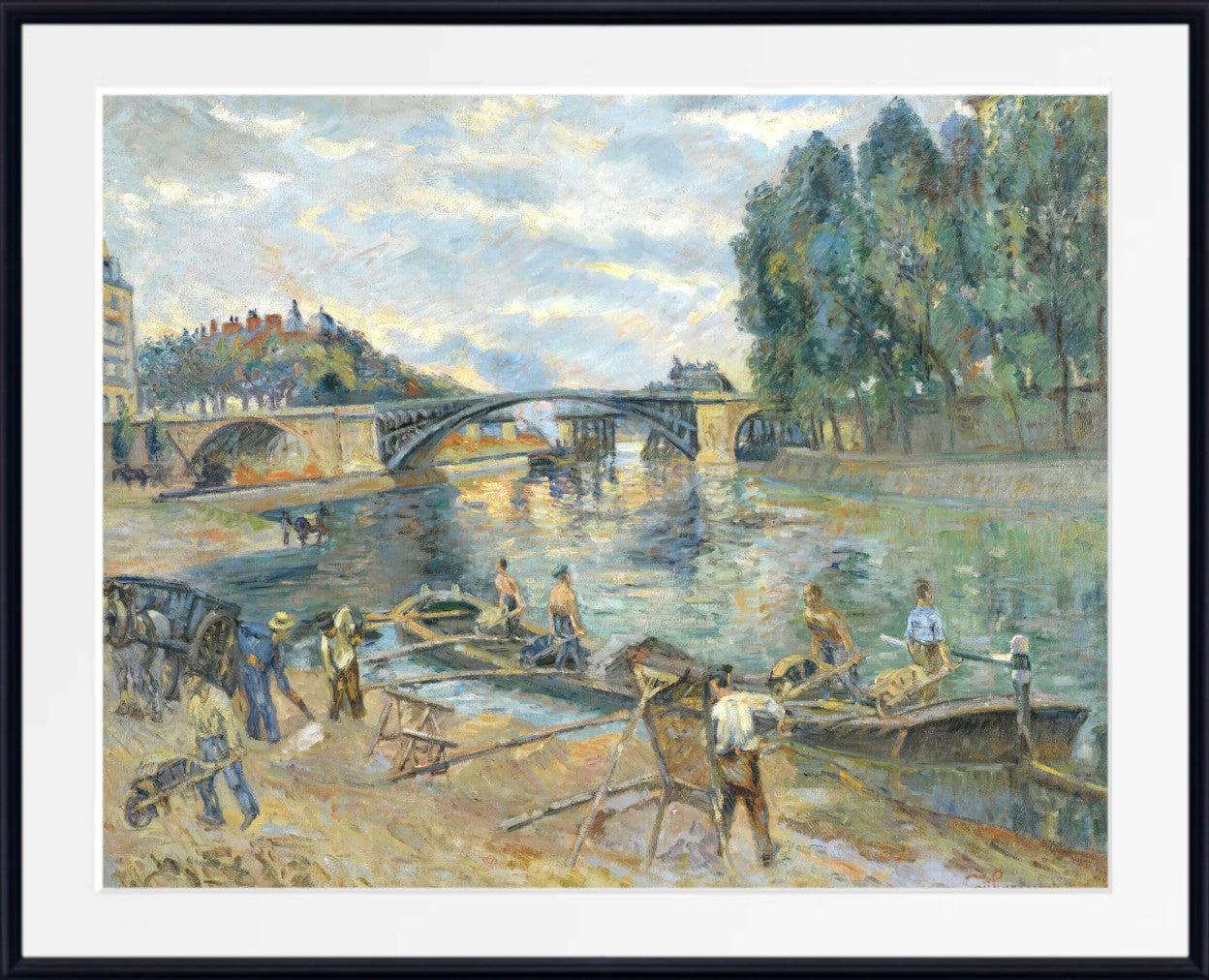 Le Pont De Sully, Paris (circa 1886), Armand Guillaumin