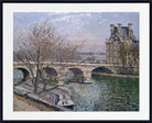 Camille Pissarro Print, The Royal Bridge and the Pavillon de Flore (1903)