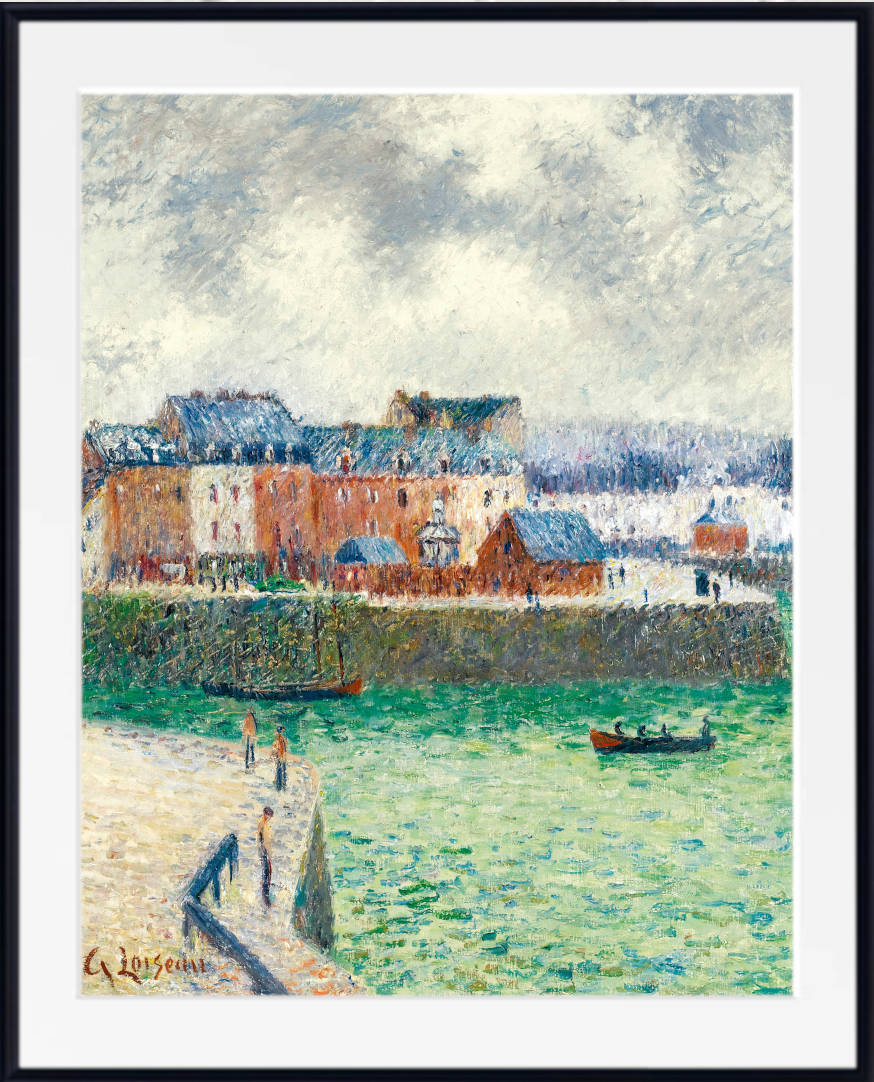Gustave Loiseau Print, The Port (The Outer Port of Dieppe) (1903)