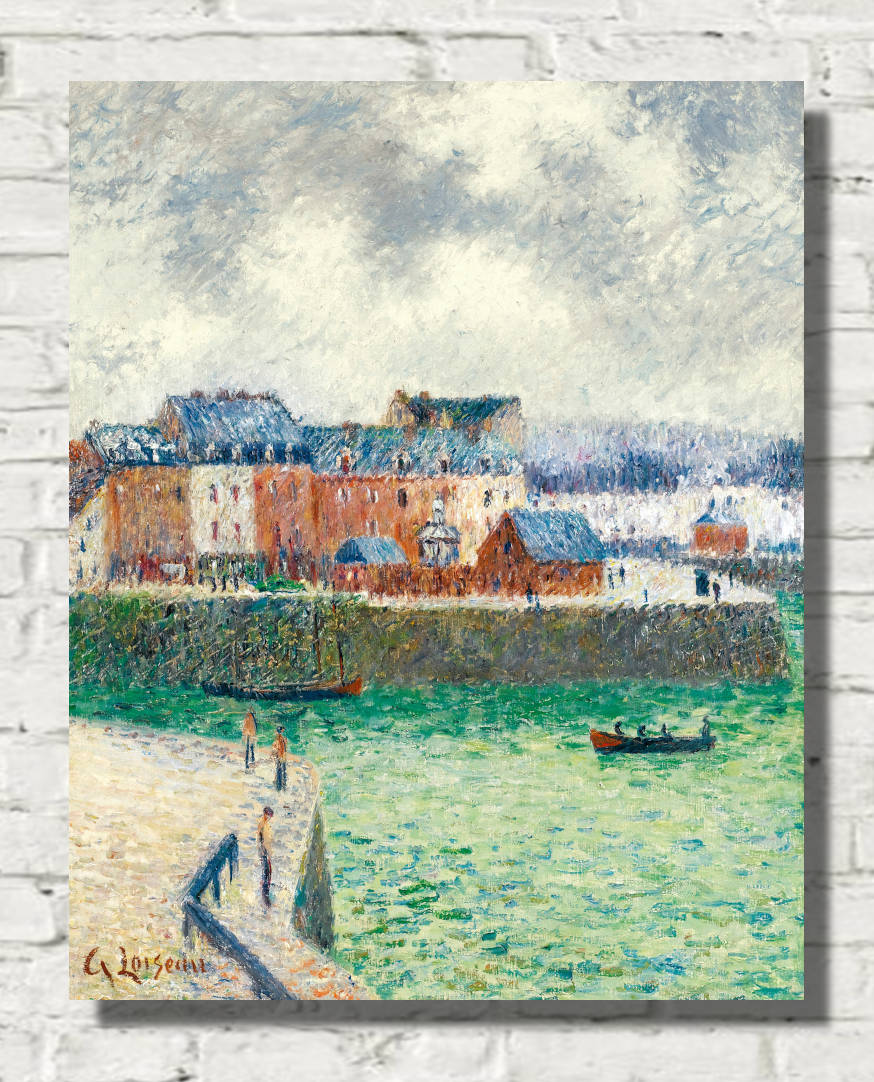 Gustave Loiseau Print, The Port (The Outer Port of Dieppe) (1903)
