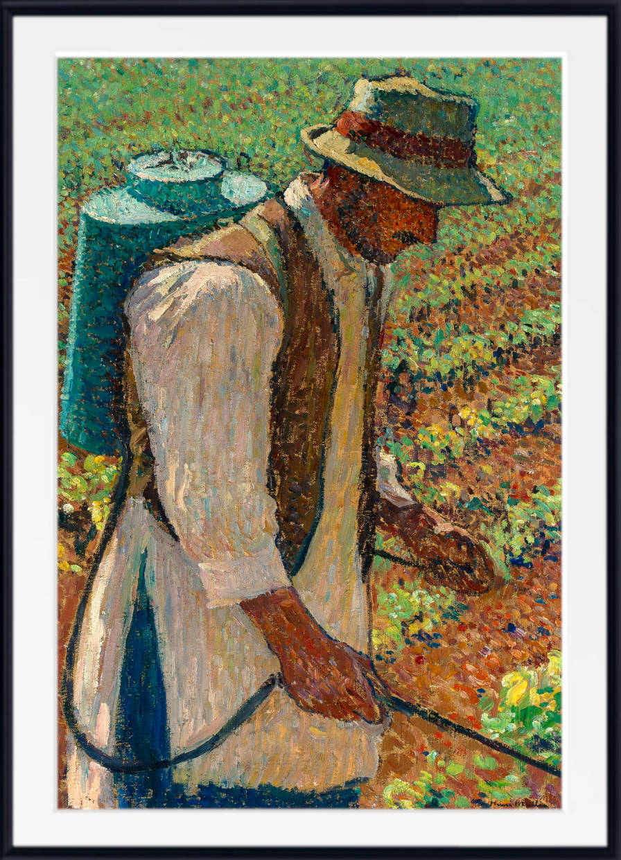 Henri Martin Print, The Sulphator (Study for ‘Le Sulfatage’)