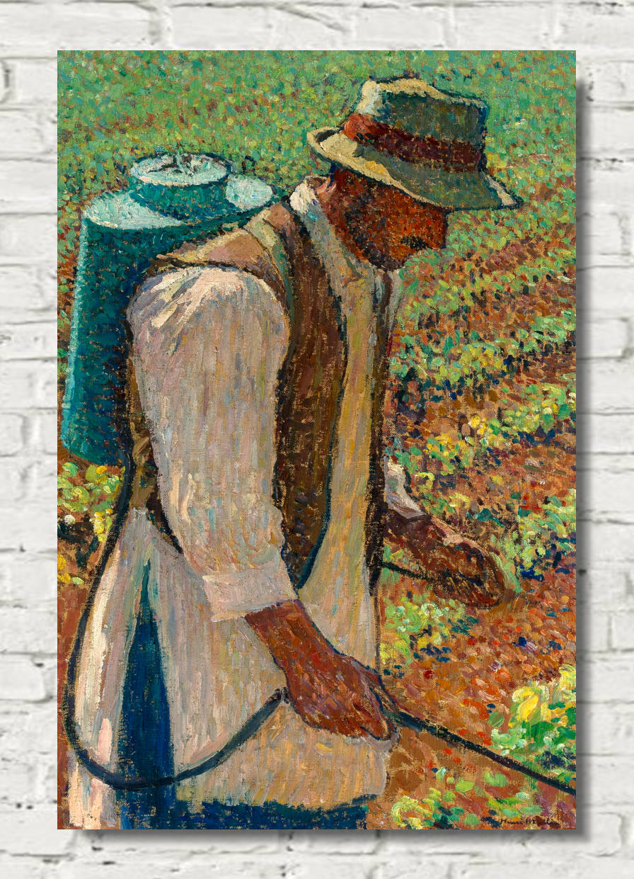 Henri Martin Print, The Sulphator (Study for ‘Le Sulfatage’)