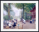Jean Béraud Impressionist Fine Art Print, Le Chalet du cycle au bois de Boulogne