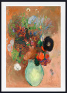 The black poppy by Odilon Redon