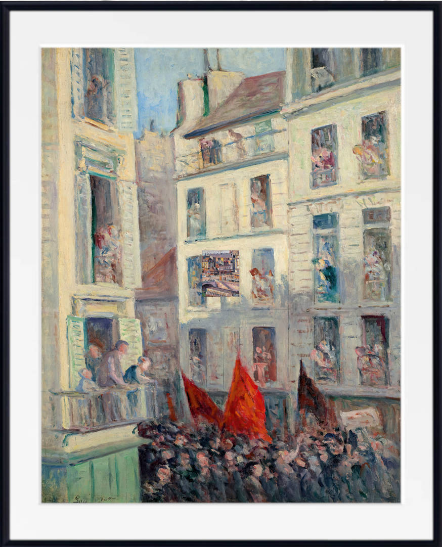 Maximilien Luce Print, The Popular Front (1936)