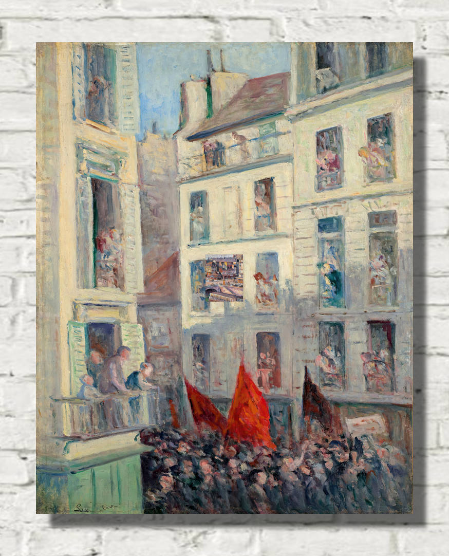 Maximilien Luce Print, The Popular Front (1936)