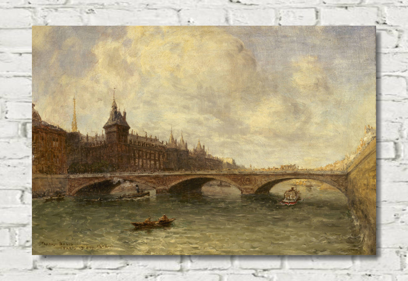 Frank Myers Boggs Print, Pont au Change and Quai de l’Horloge