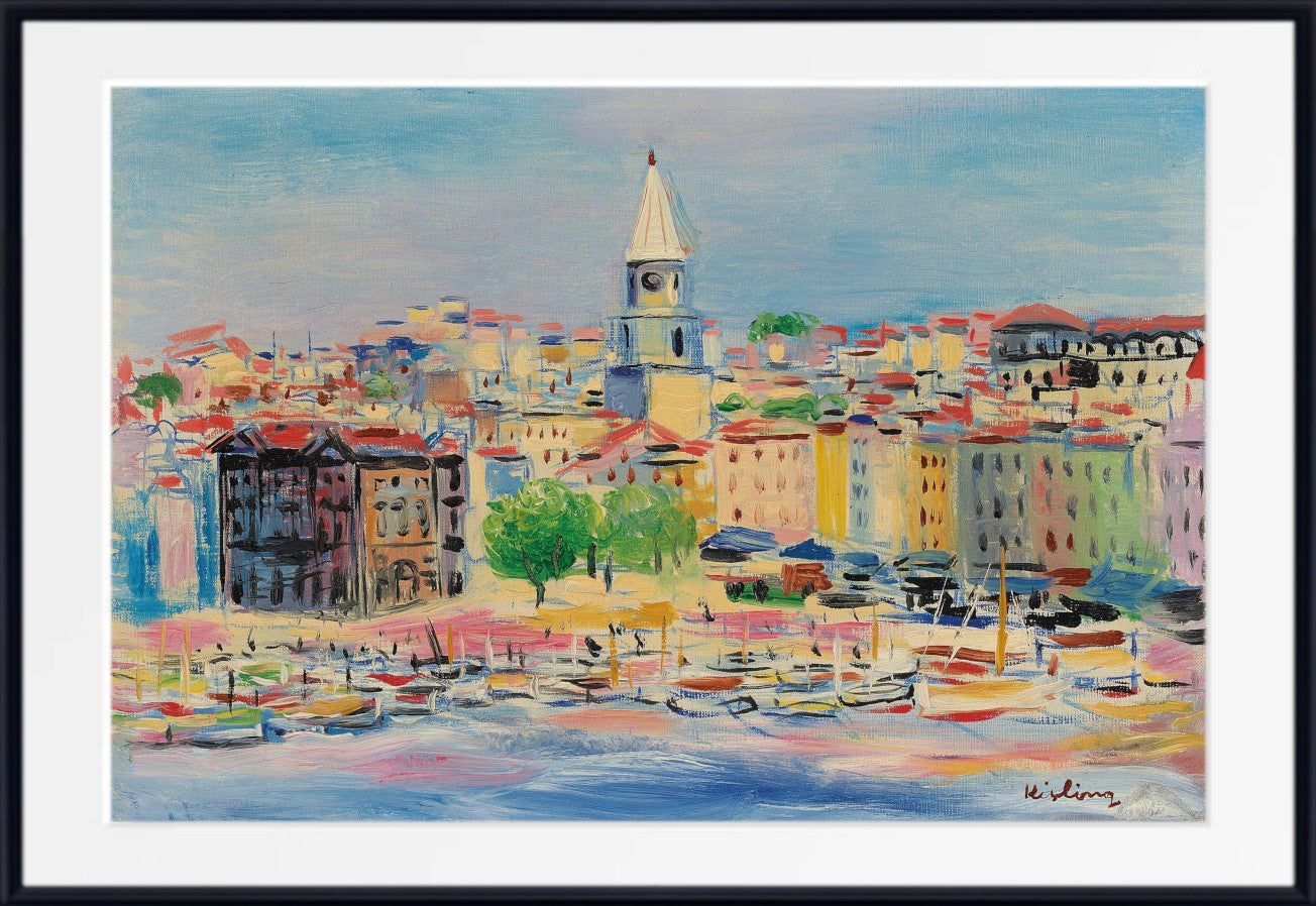 The Port of Marseille (1938) by Moise Kisling