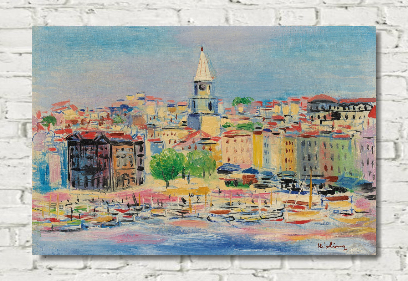 The Port of Marseille (1938) by Moise Kisling