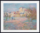 Gustave Loiseau Print, The vegetable garden in winter (1921)