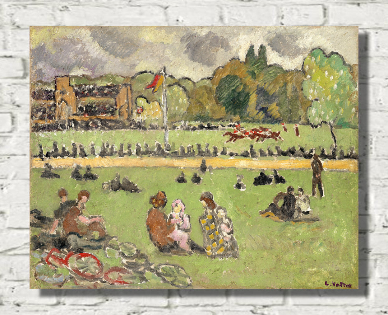 The Races (1919) by Louis Valtat