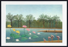 Henri Rousseau - Les Flamants (The Flamingoes) (1910)
