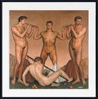 Les Musiciens (les quatre frères Barraud), 1921 by Francois Barraud