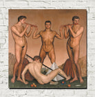 Les Musiciens (les quatre frères Barraud), 1921 by Francois Barraud