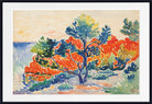 The Red Rocks in Agay by Henri-Edmond Cross