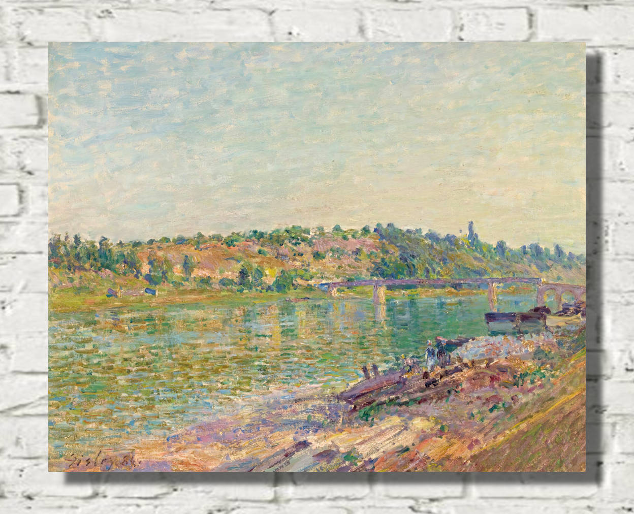 Alfred Sisley Print, The Hillsides of La Celle-Sous-Moret
