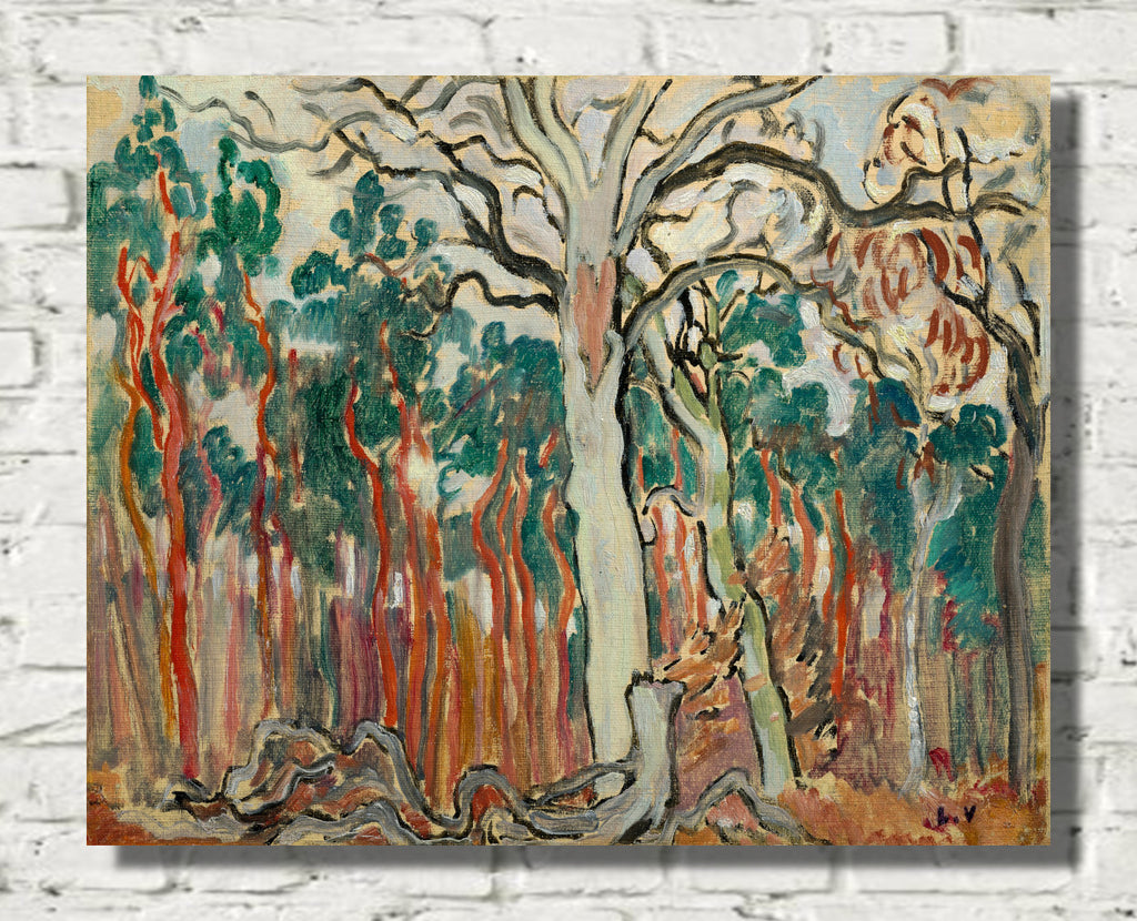 Trees in Sologne (1918) by Louis Valtat
