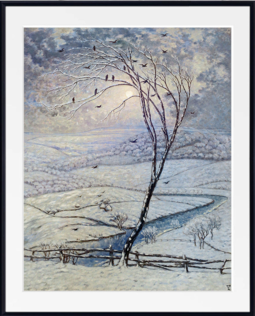 The Crows (1925) by William Degouve de Nuncques