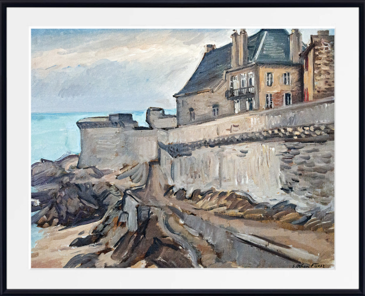 The Ramparts of Saint-Malo by Othon Friesz