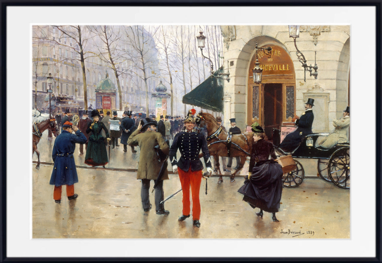 Jean Béraud, Le théâtre du Vaudeville (1889)