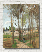 Camille Pissarro Print, The Village through the Trees (circa 1869)