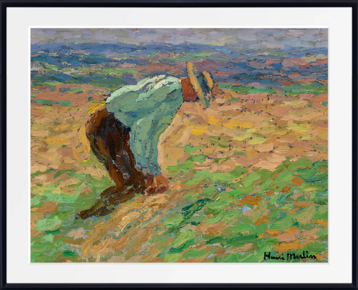 Henri Martin Print, Sheaf Binder