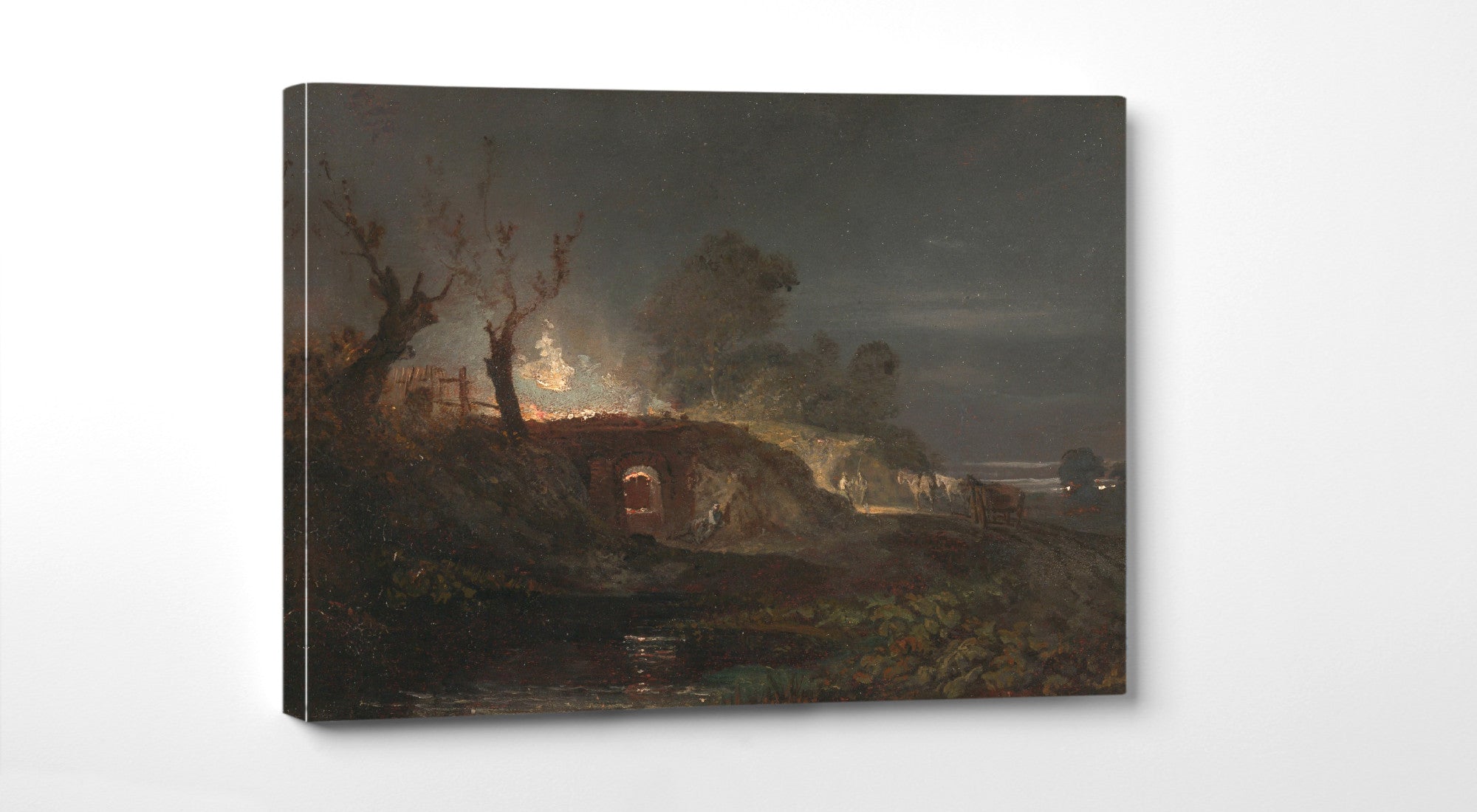 Limekiln at Coalbrookdale (ca. 1797) by William Turner