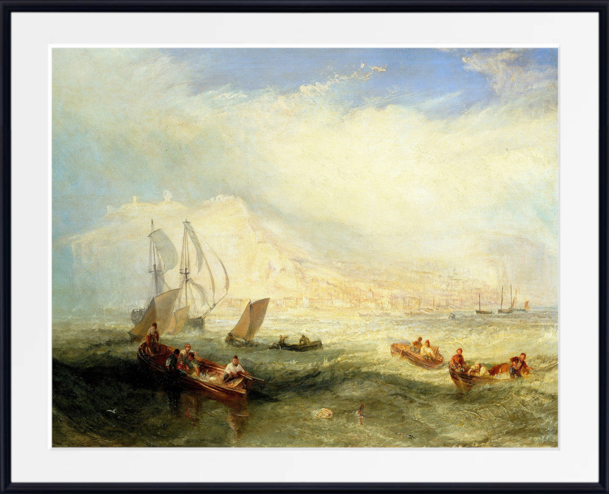 Line Fishing, Off Hastings by William Turner