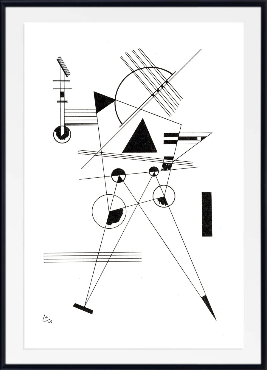 Lithograph No 1 , Wassily Kandinsky Abstract Fine Art Print