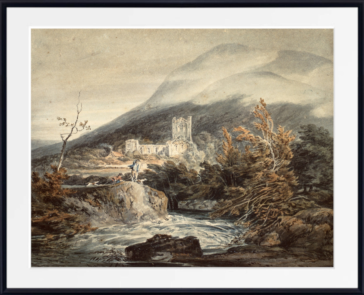 Llanthony Abbey, Monmouthshire by William Turner