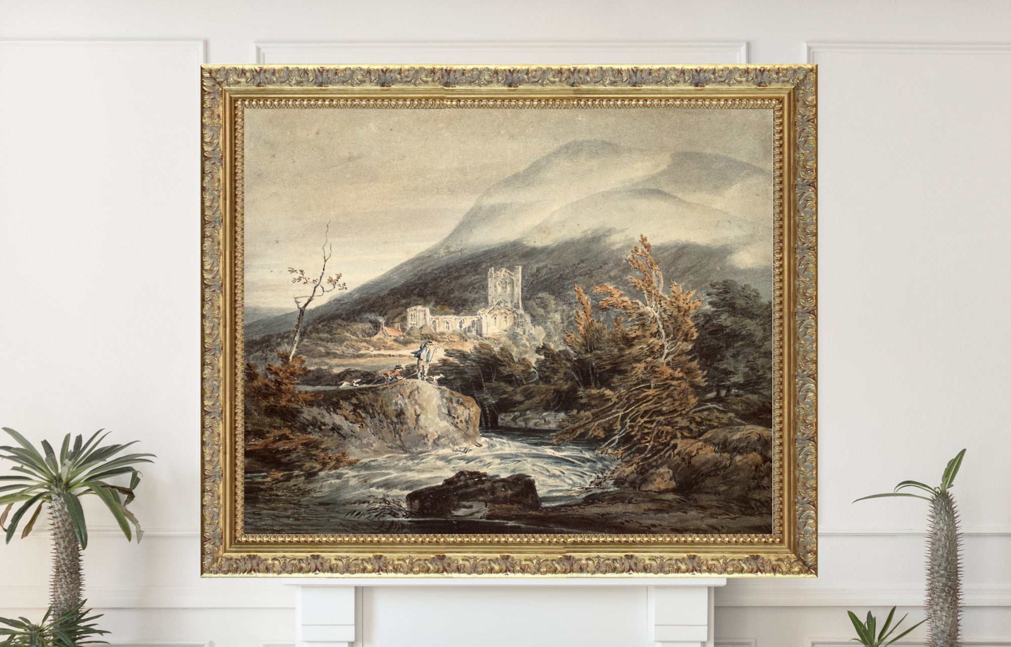 Llanthony Abbey, Monmouthshire by William Turner