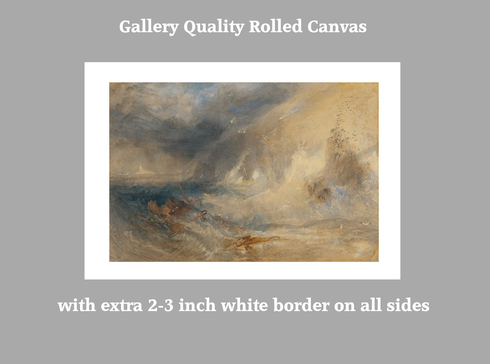 Longships Lighthouse, Land’s End by William Turner