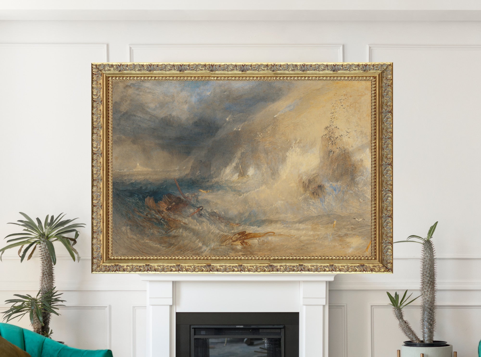Longships Lighthouse, Land’s End by William Turner