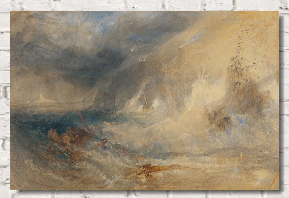 Longships Lighthouse, Land’s End by William Turner