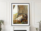 William Orpen Print, Looking at the Sea (1912)