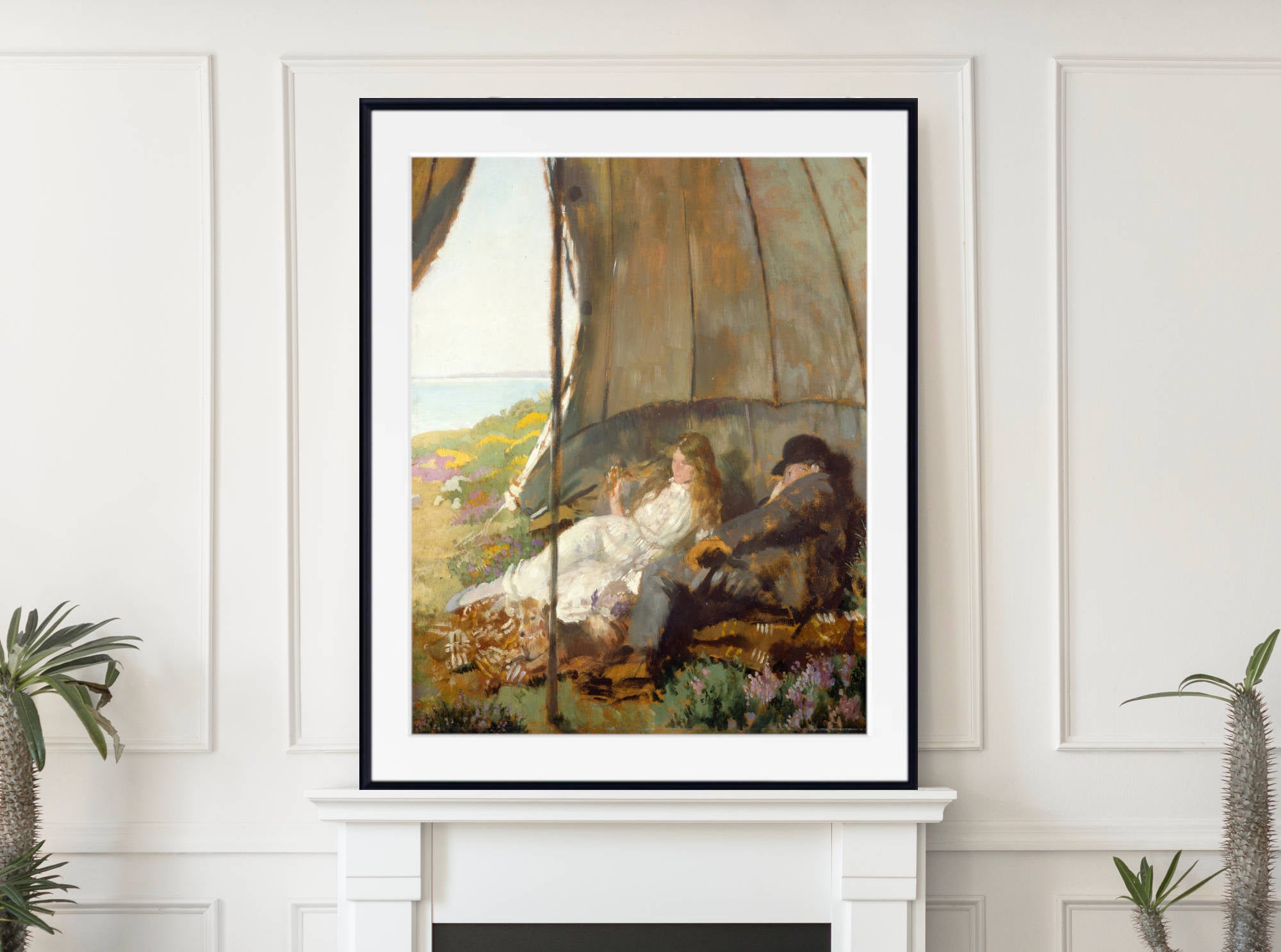 William Orpen Print, Looking at the Sea (1912)