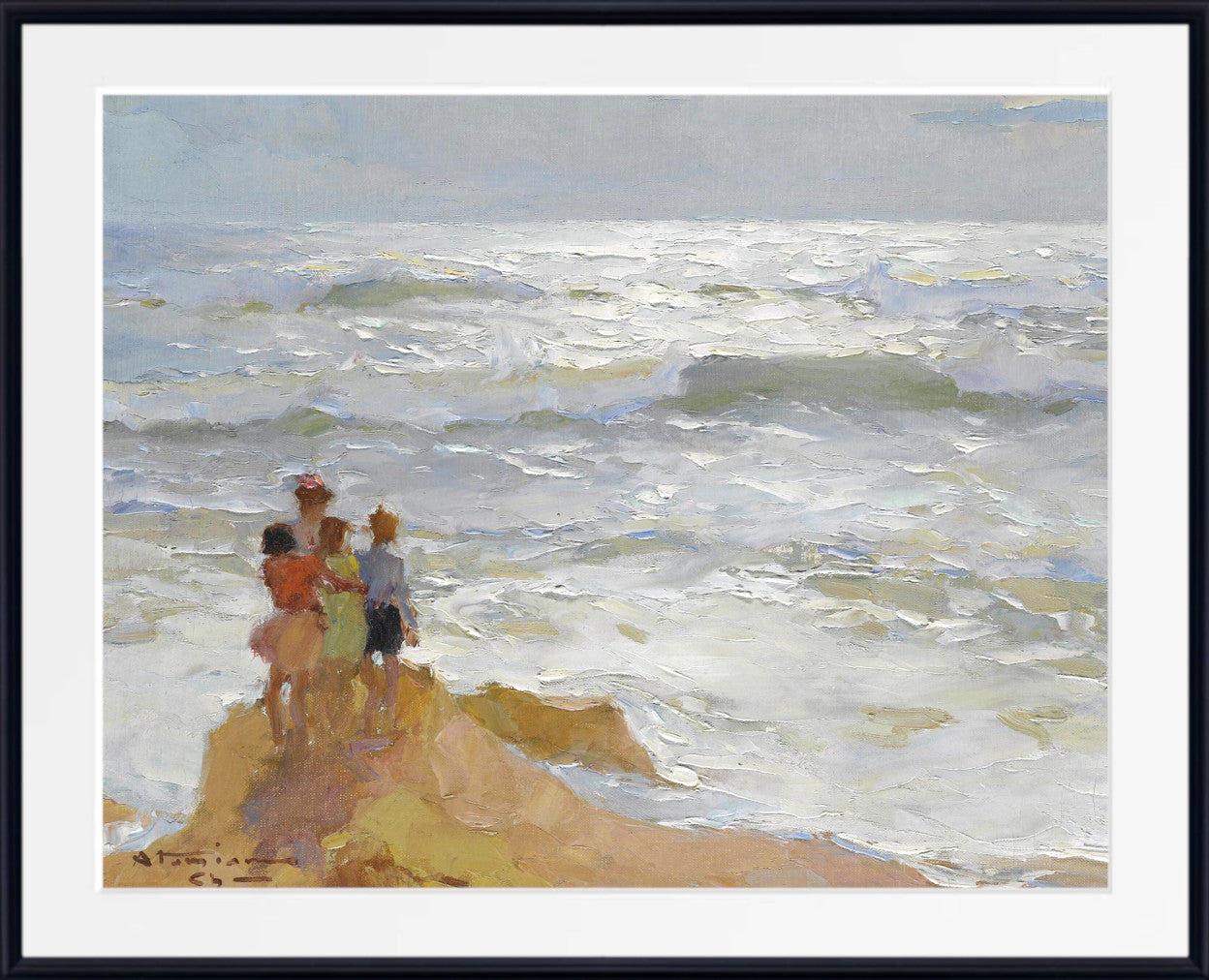 Looking out to sea by Charles Atamian