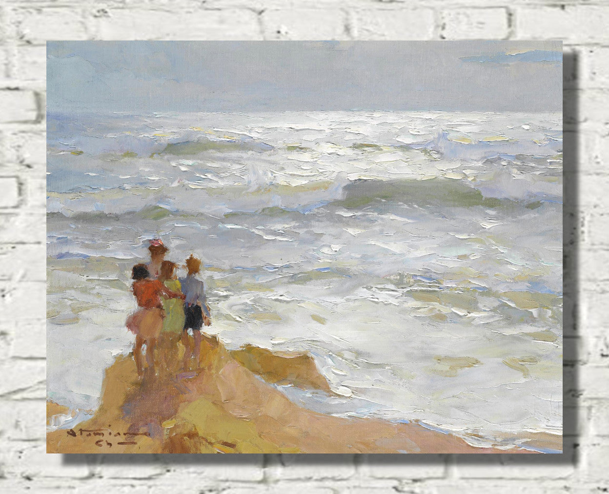 Looking out to sea by Charles Atamian