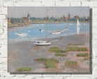 Low Tide, Riverside Yacht Club, Theodore Robinson
