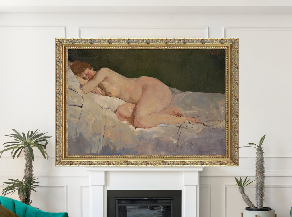 Lying Nude, George Hendrik Breitner