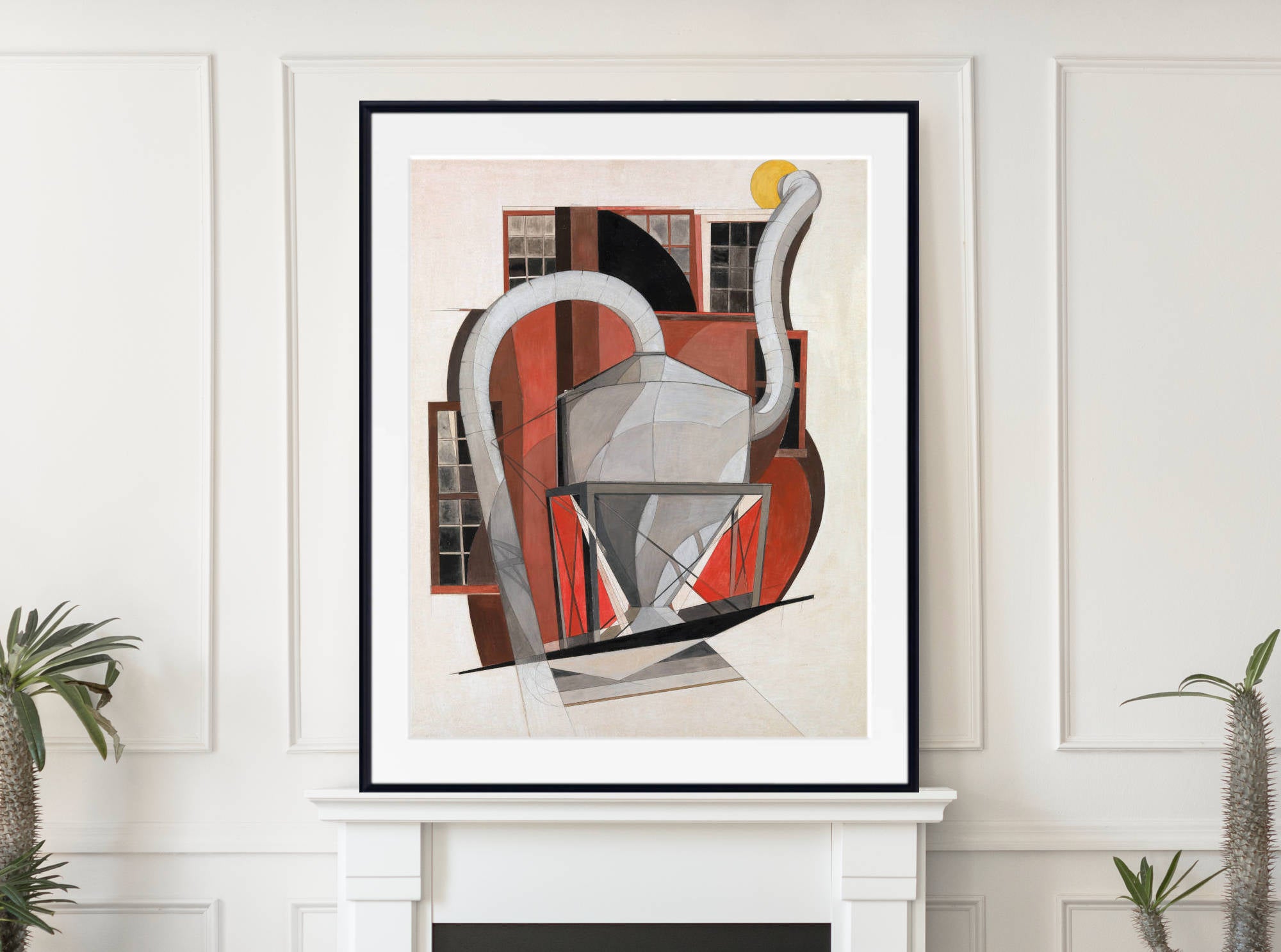 Charles Demuth Print, Machinery (1920)